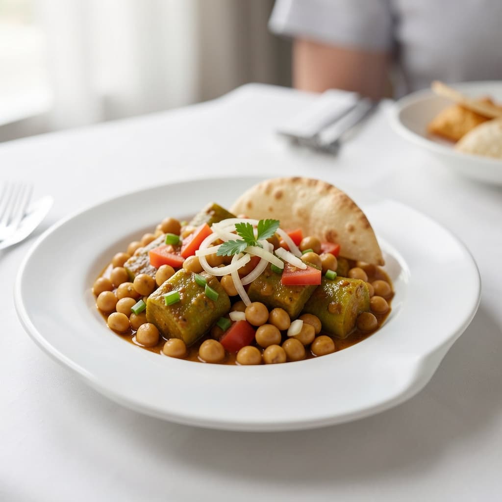 Channa Masala With Poori